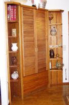 Flurgarderobe in Kiefer teilmassiv