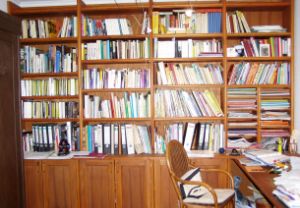 Arbeitszimmer in Kiefer gewachst
